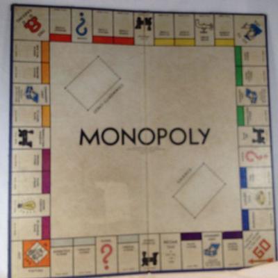 Vintage Monopoly Board