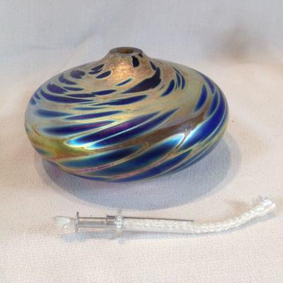 Art Glass Oil Lamp