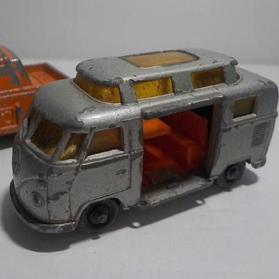 Vintage Match box Camper, tootsie Ford,