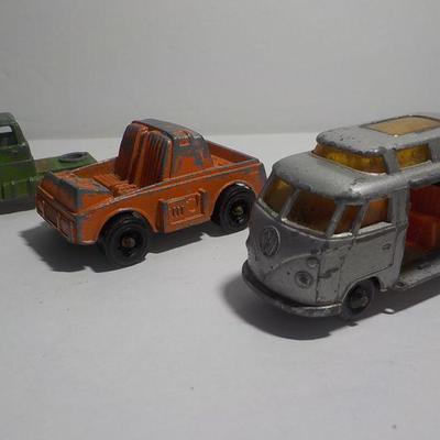 Vintage Match box Camper, tootsie Ford,