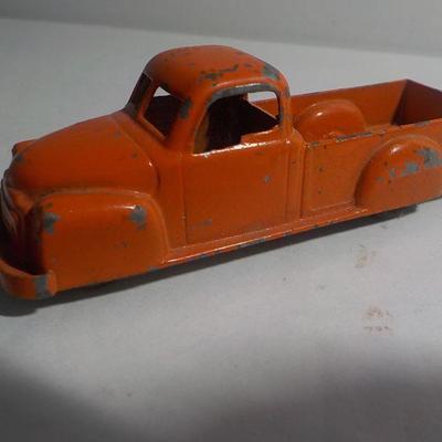 Vintage Midge toys, tootsie vehicles. and a GODDEE.