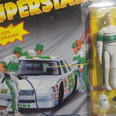 Bill Elliot Hollogram and Ken Schrader super star figure.
