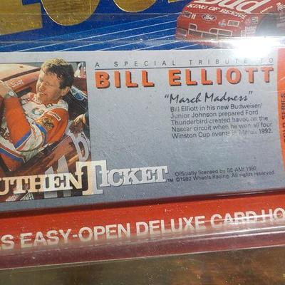 Bill Elliot Hollogram and Ken Schrader super star figure.