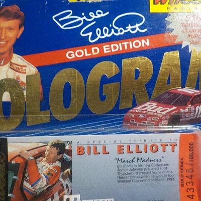 Bill Elliot Hollogram and Ken Schrader super star figure.