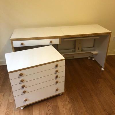 Lot 156 - Horn Cabinet Sewing Table