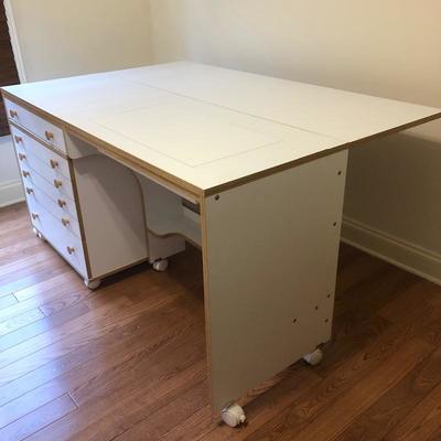 Lot 156 - Horn Cabinet Sewing Table