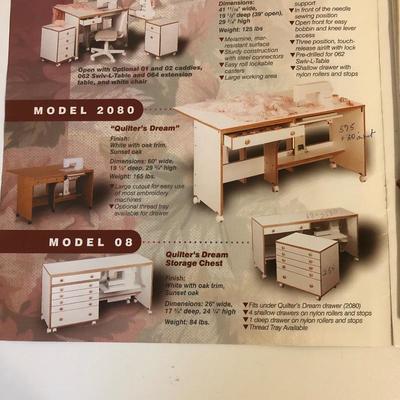 Lot 156 - Horn Cabinet Sewing Table