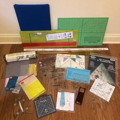 Lot 158 - Sewing Templates and Rulers