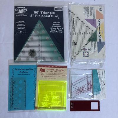 Lot 158 - Sewing Templates and Rulers