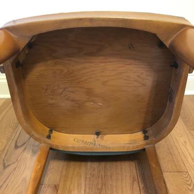 Lot 160 - Vintage Chair and Shelf