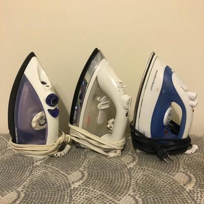 Lot 161 - Irons and Vacuums 