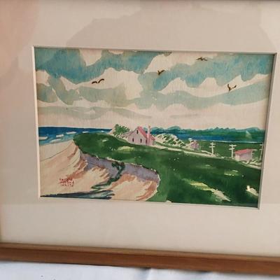 Lot 165 - Harold Durand White Signed Artwork