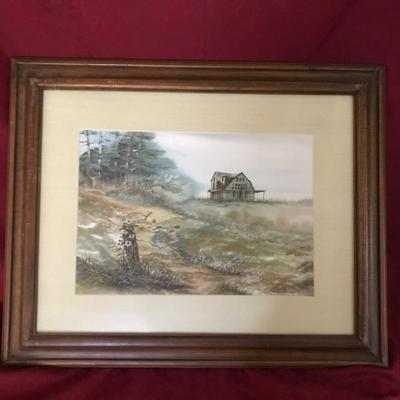 Lot 15 Watercolor by Evelyn Wallace