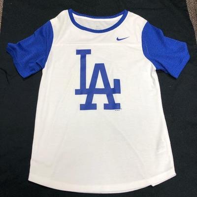 Los Angeles Dodgers Fan & Nike "LA" Shirt blue and white