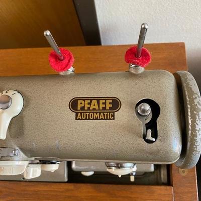 Vintage Pfaff 332 Sewing Machine with Sewing Cabinet