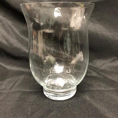 Small crystal Hurricane Lamp Candle Holder approx 7â€ al