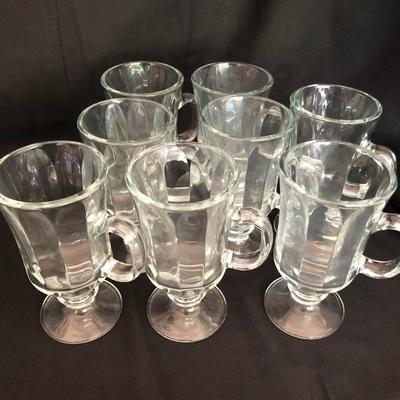 Lot 166 - Glass Pitcher & Stemmed Glasses