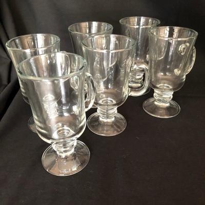 Lot 166 - Glass Pitcher & Stemmed Glasses