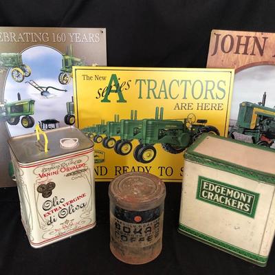 Lot 172 -  Vintage Tins & Signs