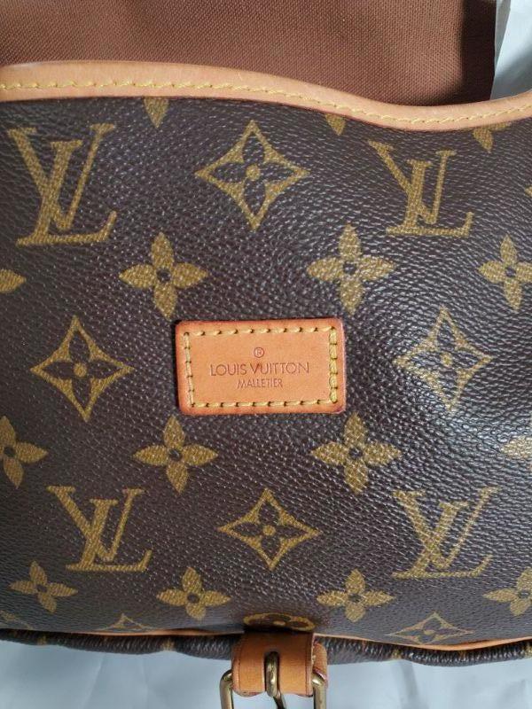 Authentic Vintage Louis Vuitton Monogram Canvas and Leather 