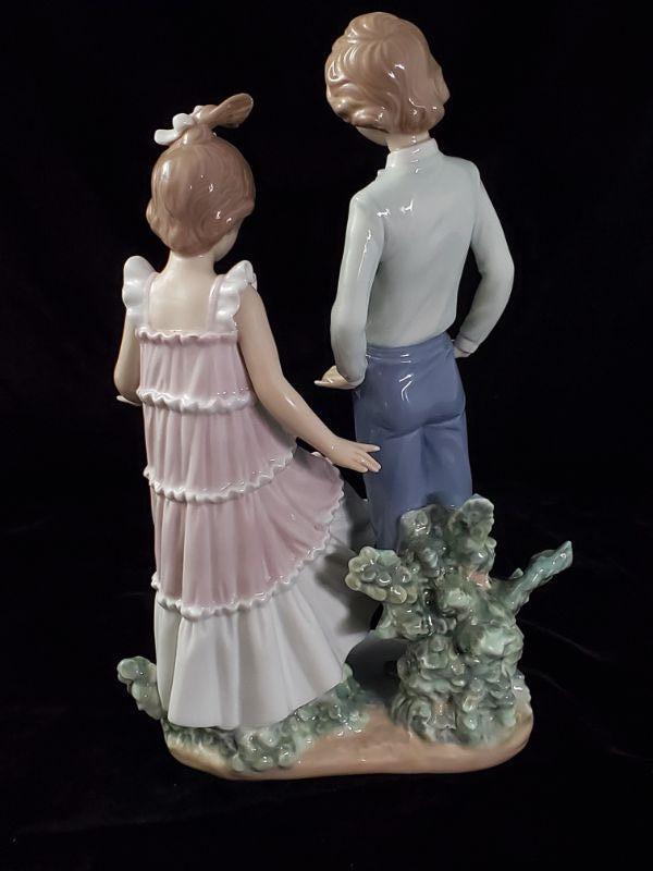 Retired Lladro Boy Girl Dancing