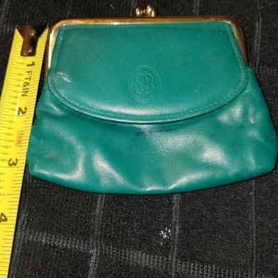 Buxton leather coin purse