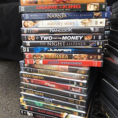 Collection of 100+ Hit Movie DVDs as One Lot
