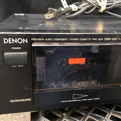 DENON DRM-500 Vintage Stereo Cassette Tape Deck
