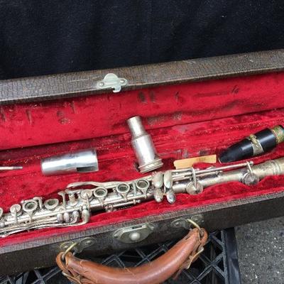 Vintage P.X. Laube Silver Clarinet