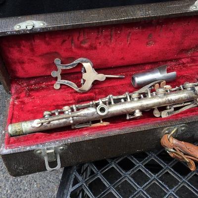 Vintage P.X. Laube Silver Clarinet