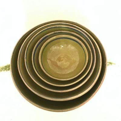 LOT 22 Hand Painted Nesting Bowls
