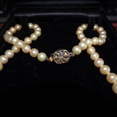 Sterling Silver & Cultured Pearls Necklace, Oriental Pearl Gallery, Galleria 