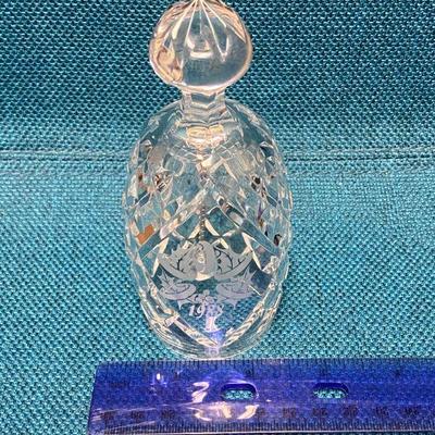 1988 Waterford Crystal Holiday Bell
