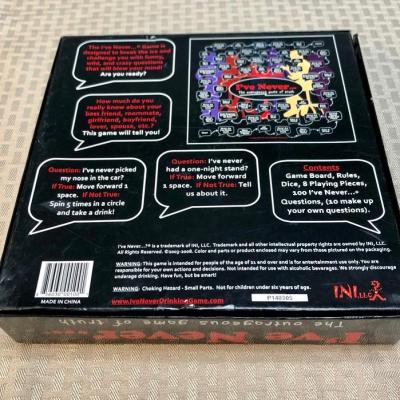 I've Never... The Outrageous Game of Truth Adults 21+ Drinking Game