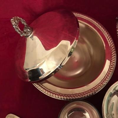 LOT 29 - Silver serving Pieces