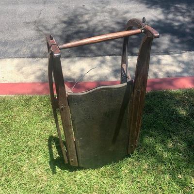 Vintage Wood Snow Sled