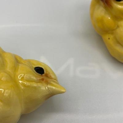 Pair of Yellow Chick Salt & Pepper Shakers by Goebel