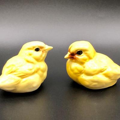 Pair of Yellow Chick Salt & Pepper Shakers by Goebel