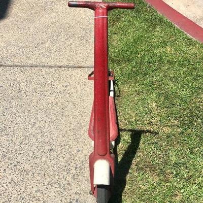 Vintage Childs Red & white Scooter