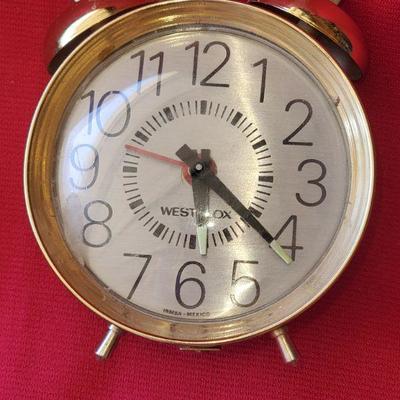 Vintage Westox Alarm Clock