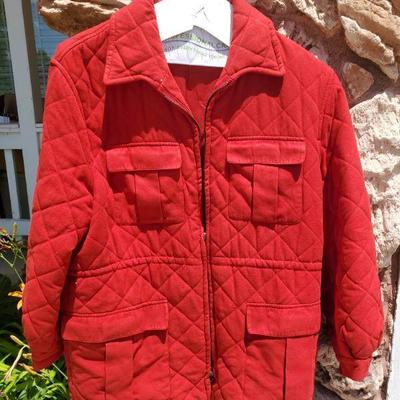 Petite Red Liz Claiborne Jacket