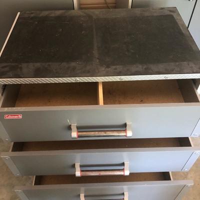Lot 176 - Coleman Cabinet and Drawers