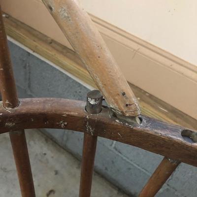 Lot 177 - Antique High Chair and Chair