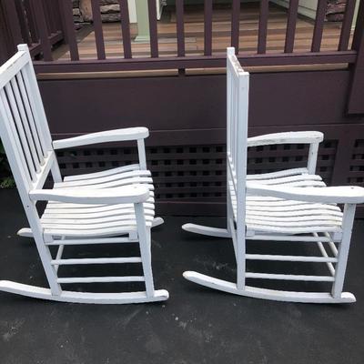 Lot 181 - Pair of Rockers and Kids Chair
