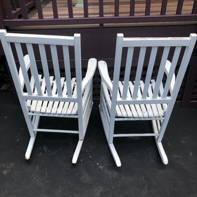 Lot 181 - Pair of Rockers and Kids Chair
