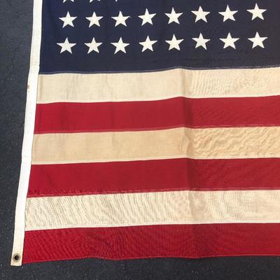 Lot 182- Adirondack Chair and Flag