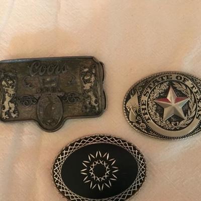 Lot 35 Belt buckles