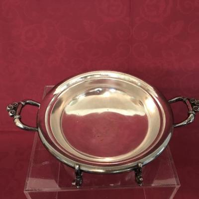 Lot 37 - Silver Plate Round Butter Dish