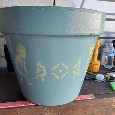 Planter Terra Cotti - painted