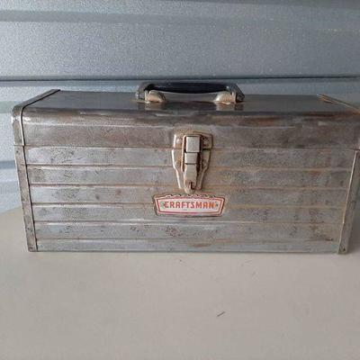 Vintage Metal Craftsman Toolbox